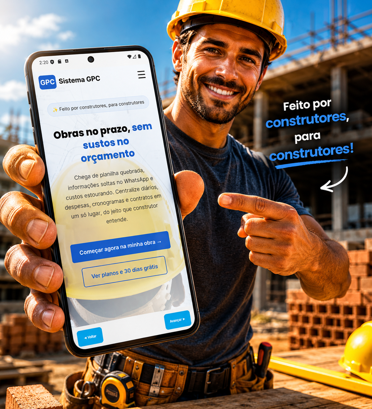 Sua Obra na Palma da Mão